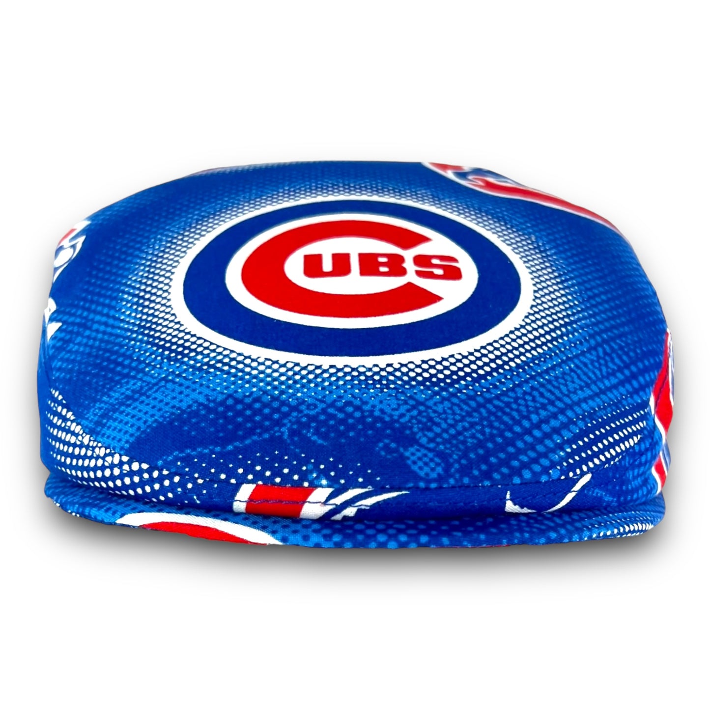 Custom Handmade Jeff Cap in Chicago Cubs Print Fabric