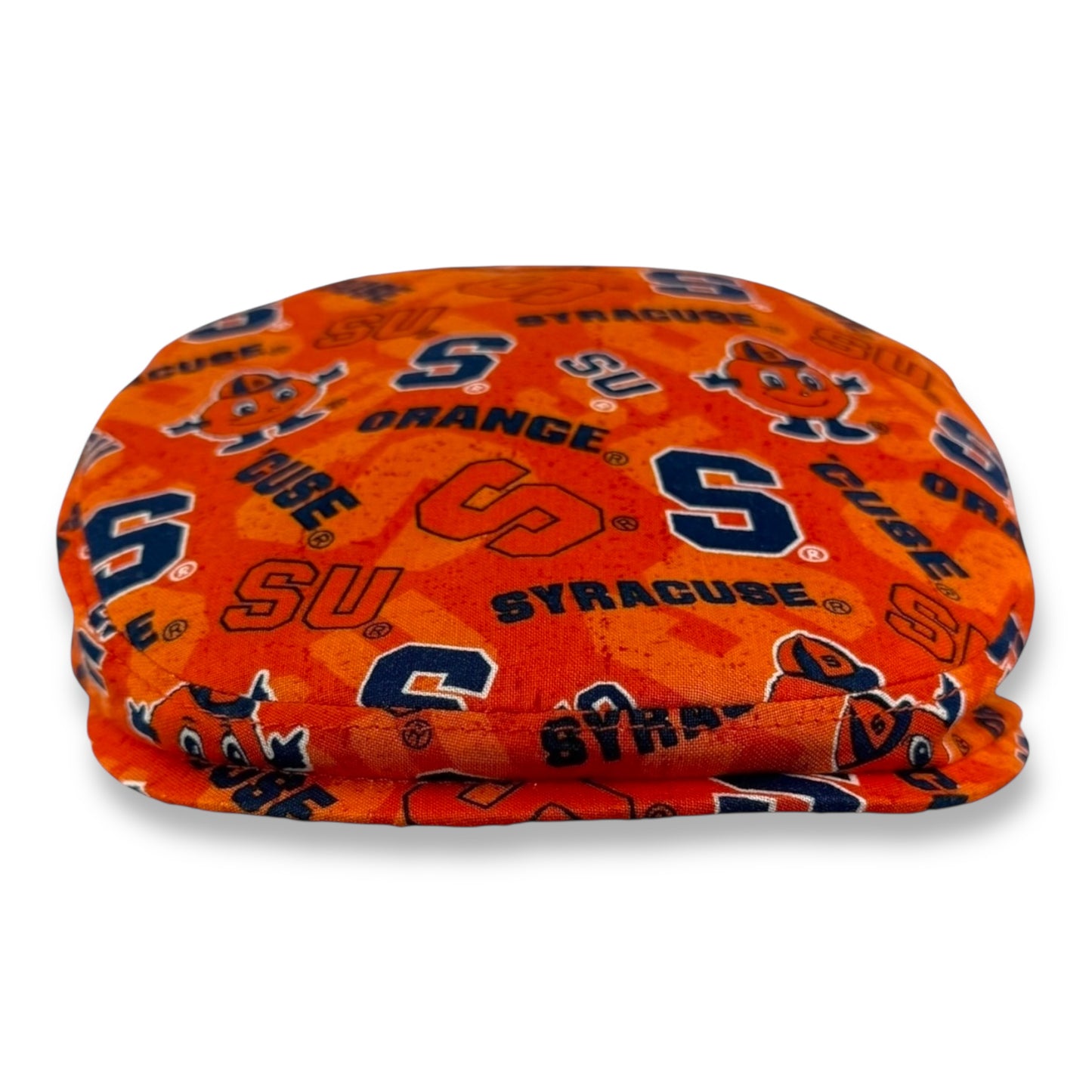 Custom Made Jeff Cap Handmade in Syracuse University Print Fabric