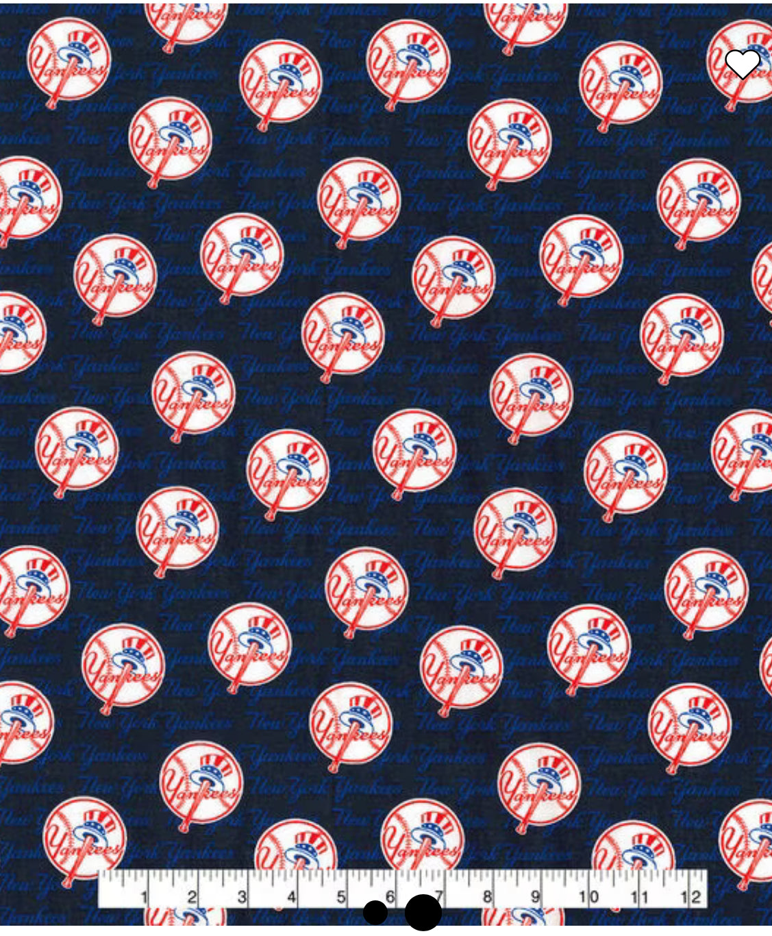 Custom Handmade Jeff Cap in New York Yankees Dot Print Fabric