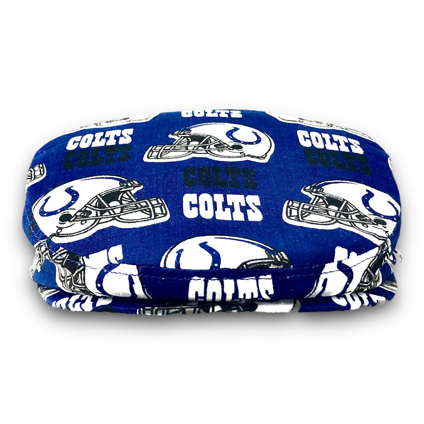 Custom Handmade Jeff Cap in Indianapolis Colts Print Fabric