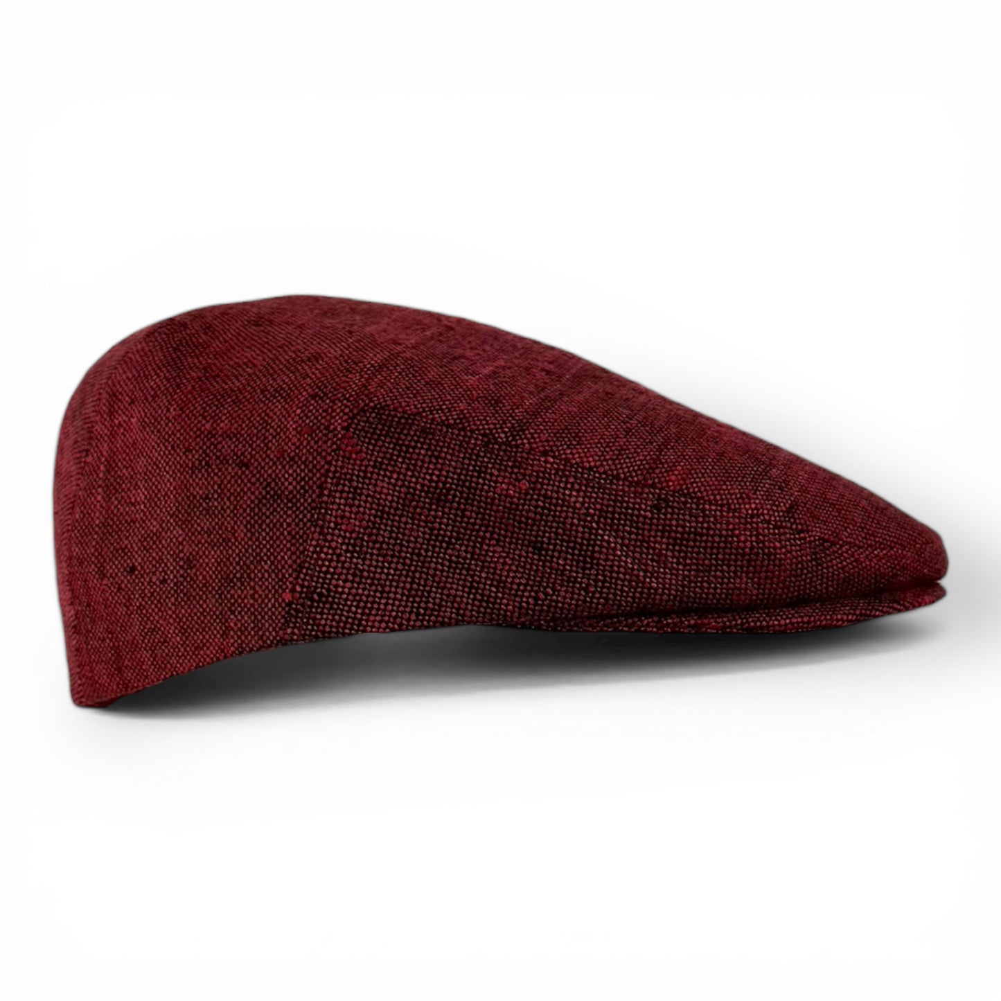 Custom Handmade Red/Black 2-tone Raw Silk Matka Jeff Cap (Copy)