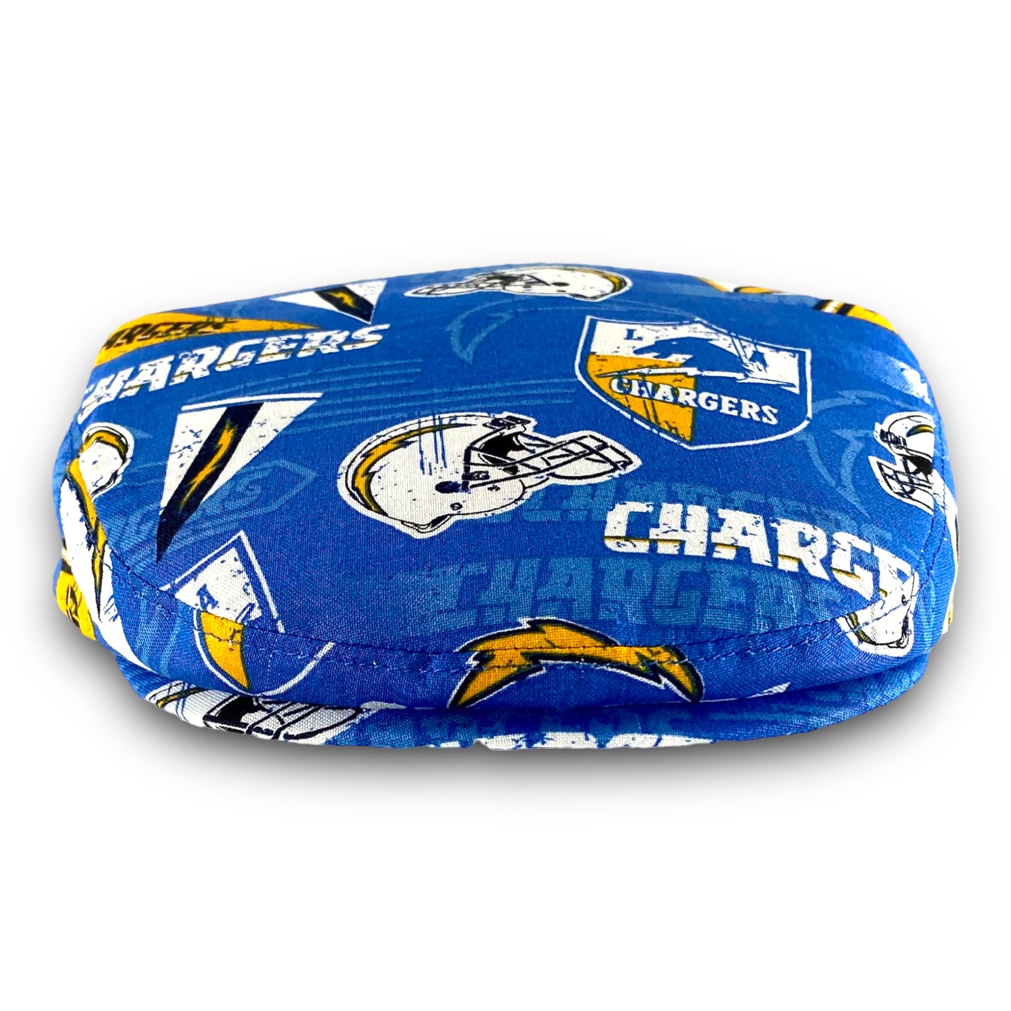 Custom Handmade Jeff Cap in LA Los Angeles Chargers Logo Print Fabric