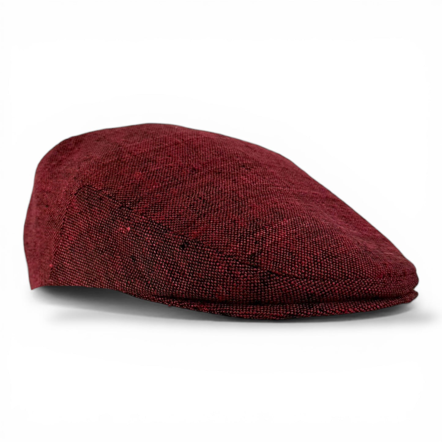 Custom Handmade Red/Black 2-tone Raw Silk Matka Jeff Cap (Copy)