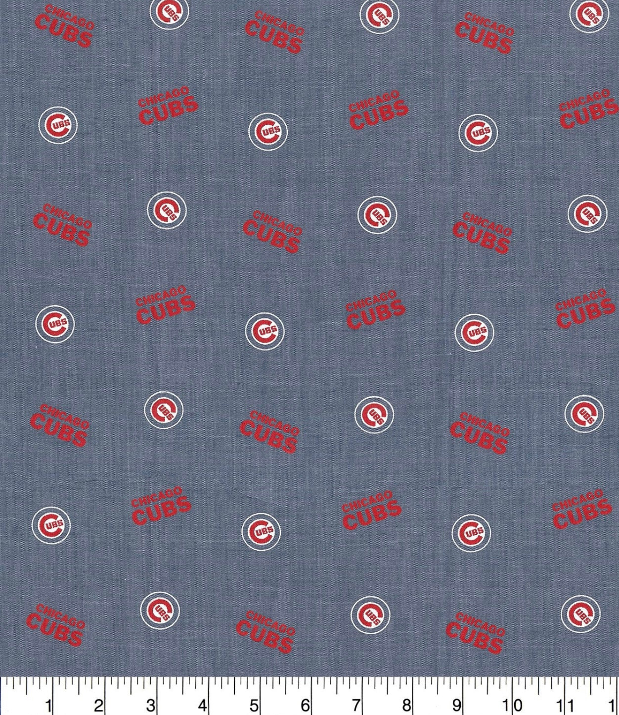 Custom Handmade Jeff Cap in Chicago Cubs Print Fabric