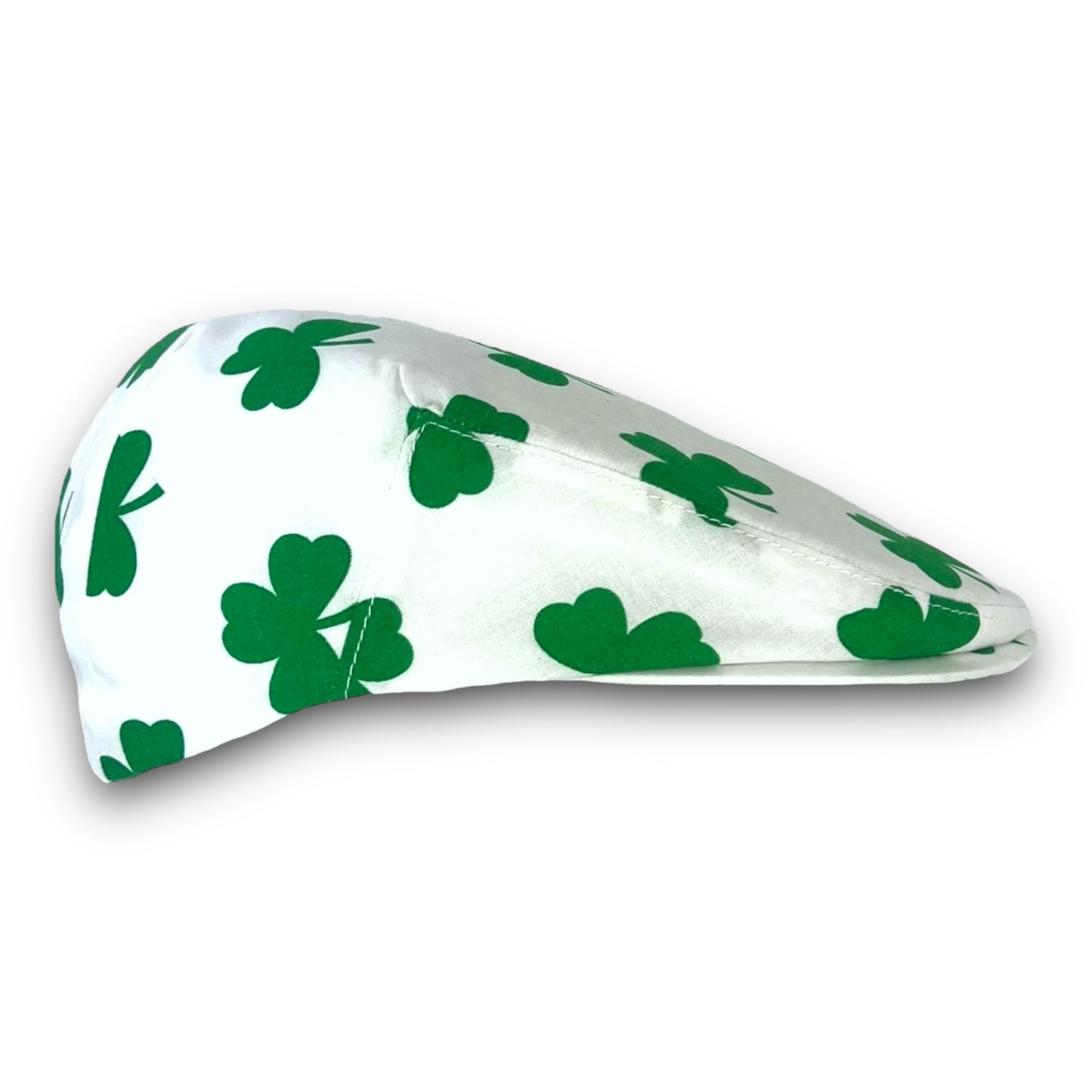 Custom Handmade St. Patrick’s Day Shamrock Clover Cotton Jeff Cap